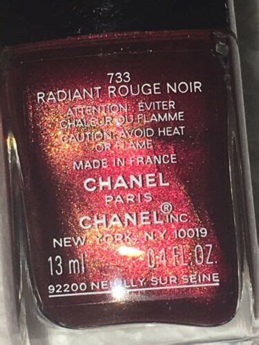 chanel radiant rouge noir